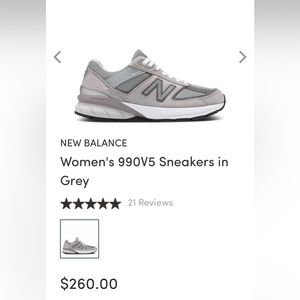 Brand new New Balance W990GL5